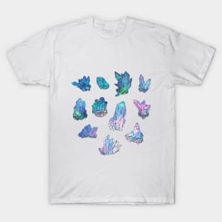 Rainbow Galaxy Crystals T-Shirt